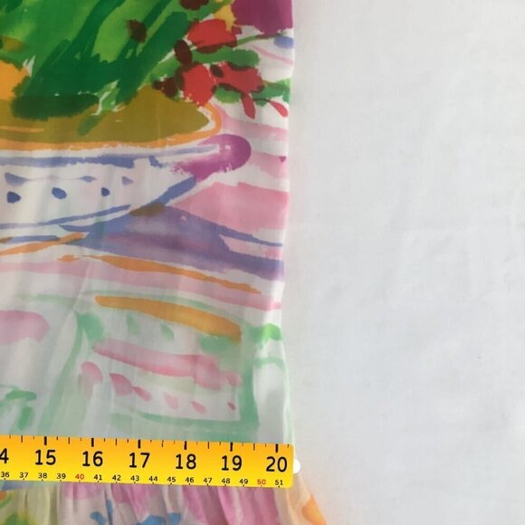 Vintage Jams World Hattie Dress Floral Ruffle Hem Size XS Flirty Artsy - Picture 7 of 9